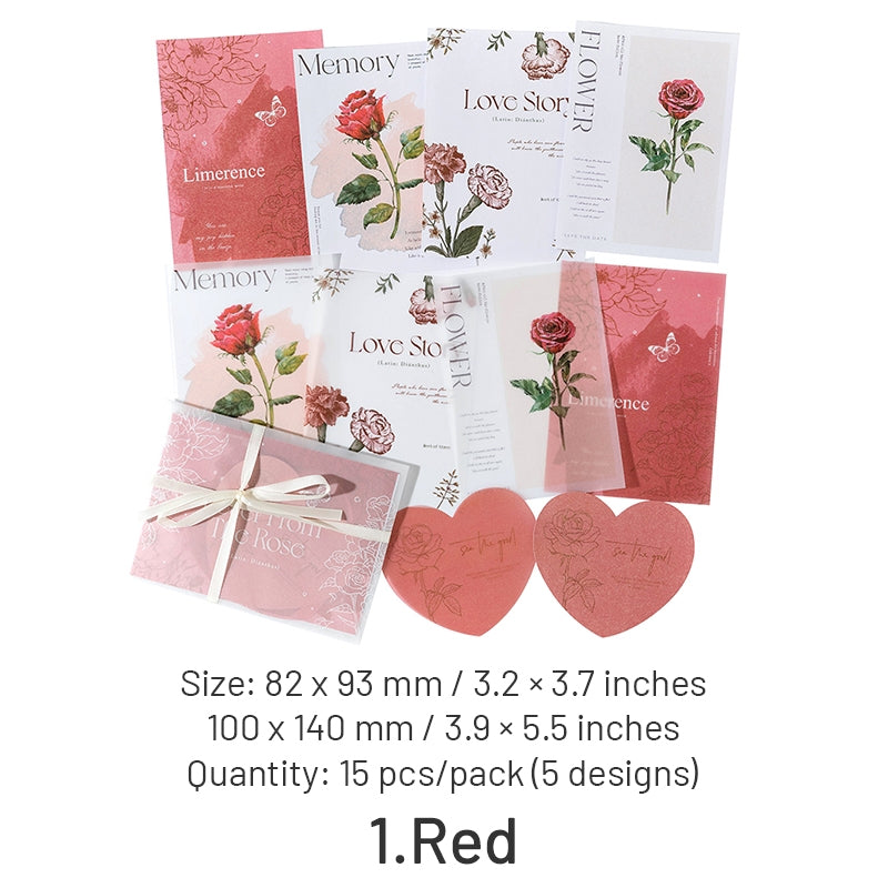 INS-style Multi-material Botanical Floral Paper sku-1