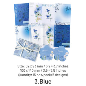 INS-style Multi-material Botanical Floral Paper sku-3