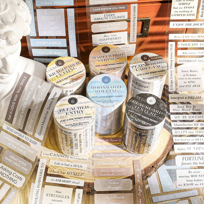 INS-Style Simple English Text Tape a