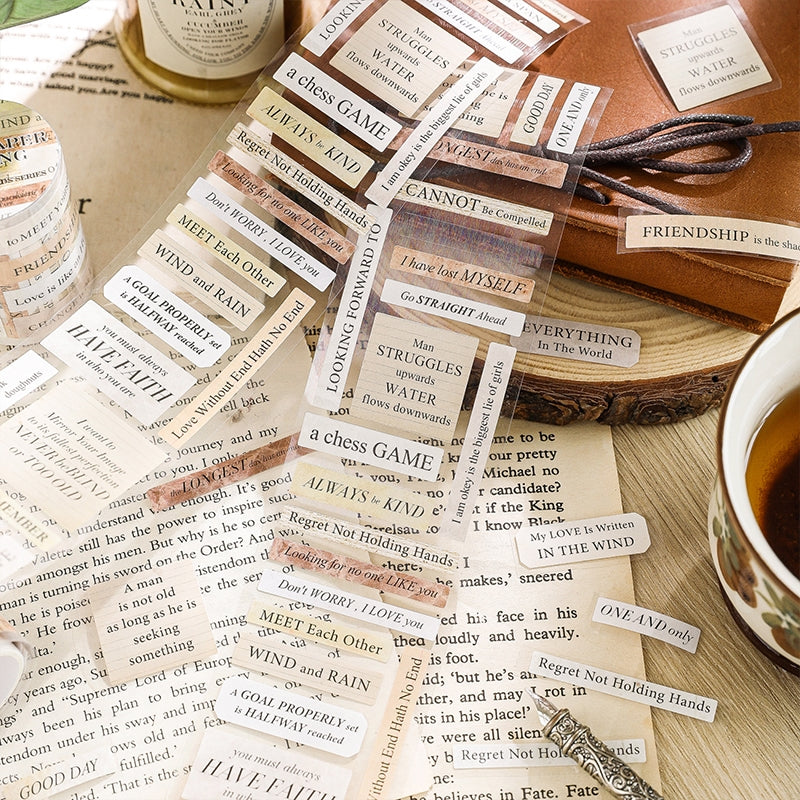 INS-Style Simple English Text Tape b