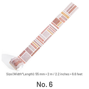 INS-Style Simple English Text Tape sku-6