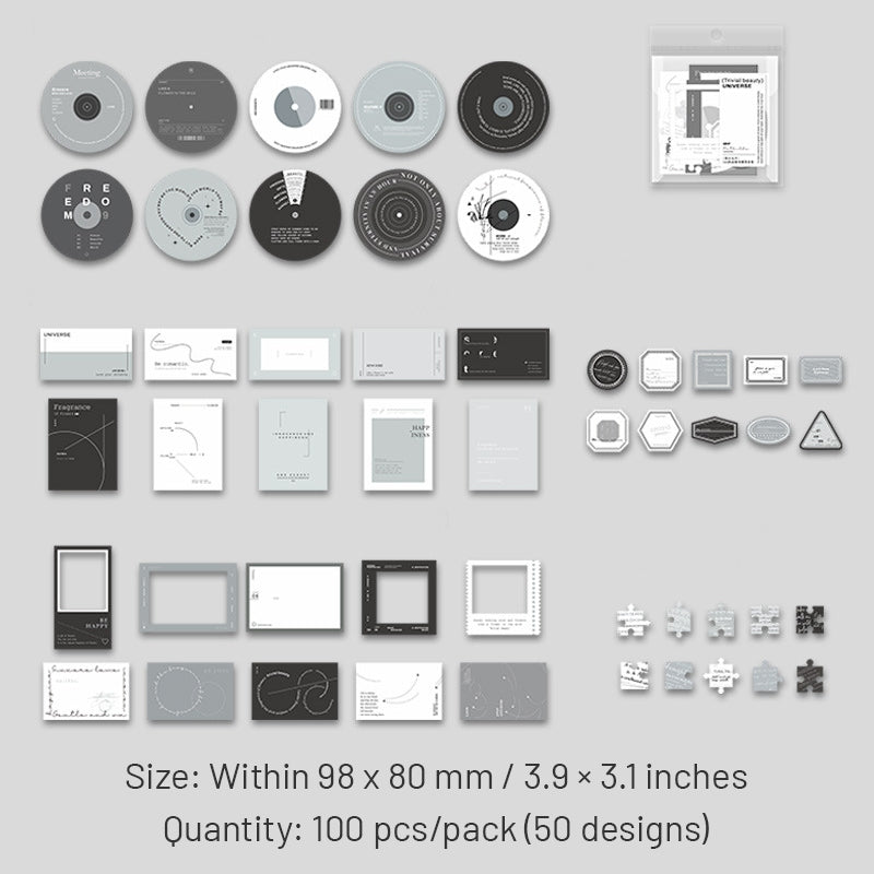 Instagram-style Premium Gray Specialty Paper Notepad Paper sku
