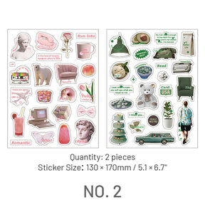 5Food and Home Goods -themed Stickers5