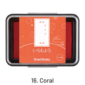 Japan Shachihata Oil Pigment Rubber Stamp Ink Pad sku-16