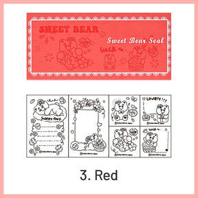Joyful Holiday Theme Cartoon Wood Rubber Stamp Set sku-3