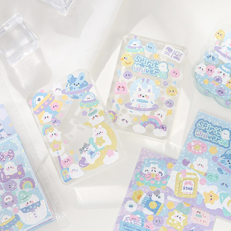 Kawaii Cartoon Animal Children's Journal Decorative Stickers b3