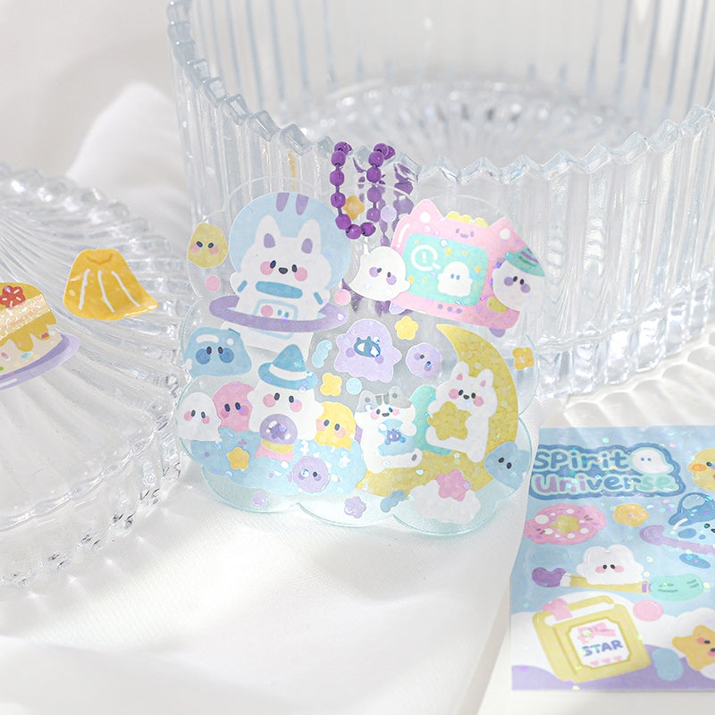 Kawaii Cartoon Animal Children's Journal Decorative Stickers b7