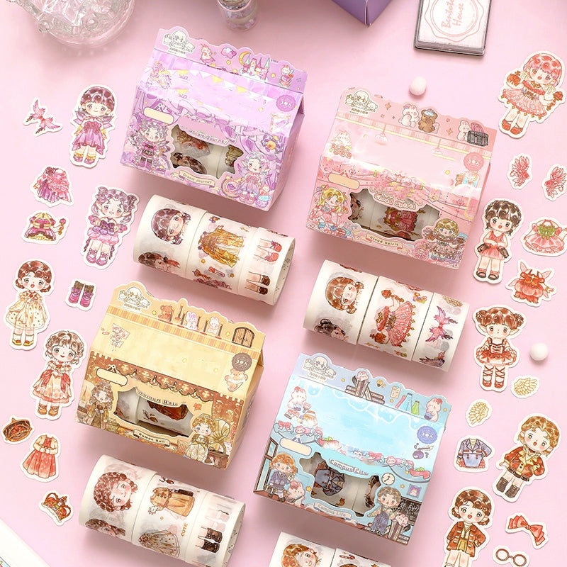 Washi Tape - Dressing Corner, Japanese Washi Tape, Cute Girls
