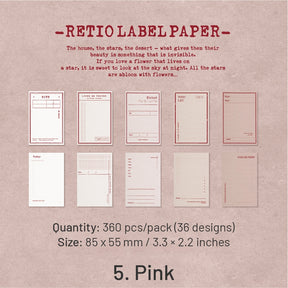 Label Boxed Notepaper sku-5