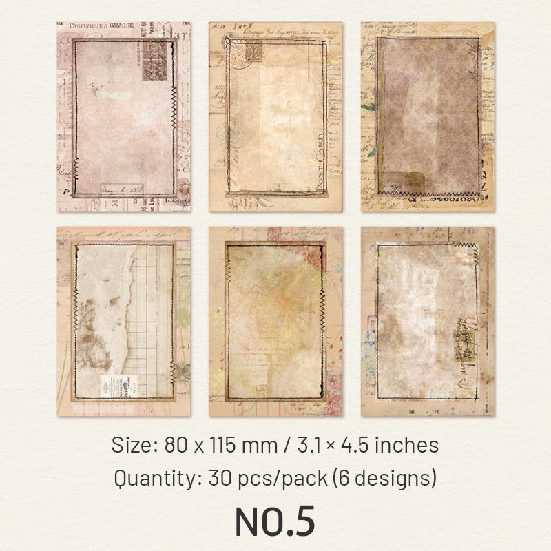 Lace and Botanical Blank Decorative Paper sku-5
