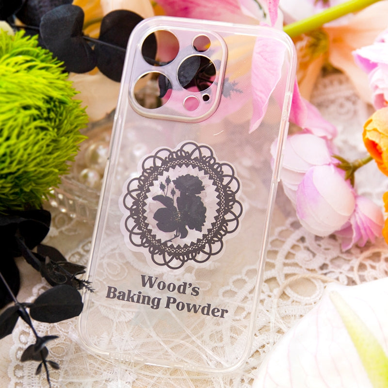 Lace and Flower PET Stickers b6