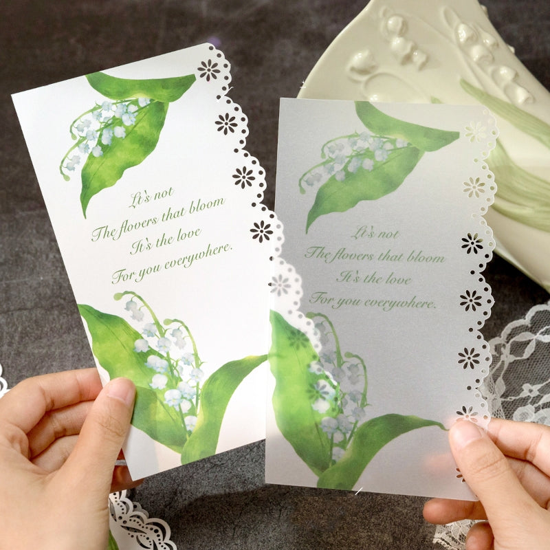 Lace Chapter Series Vintage Floral Scrapbook Paper b4