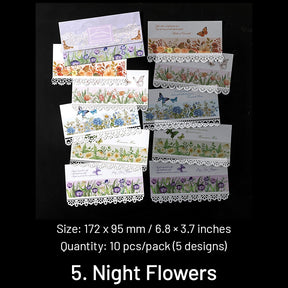 Lace Chapter Series Vintage Floral Scrapbook Paper sku-5