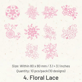 Lace Collection Hollow Lace Paper - Frames, Butterflies, Bird Cages sku-4