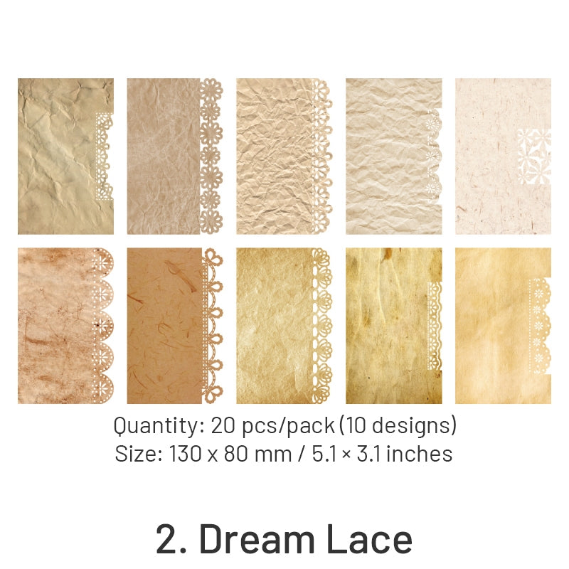 Lace Symphony Vintage Hollow Lace Memo Paper sku-2