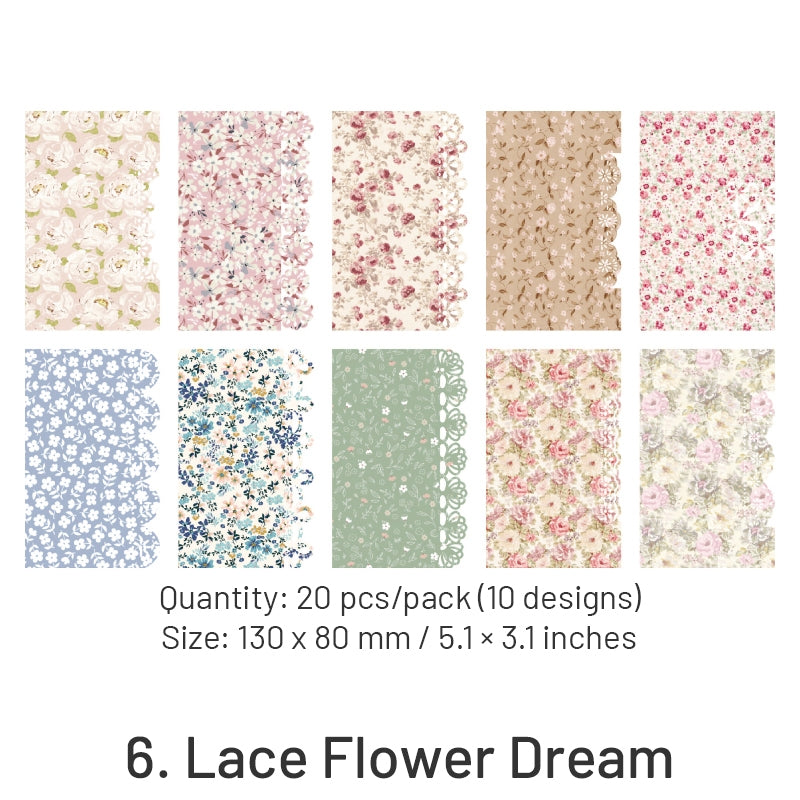 Lace Symphony Vintage Hollow Lace Memo Paper sku-6