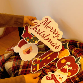 Large Christmas Hanging Tags Greeting Cards b3