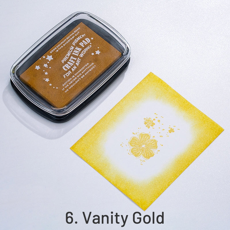 Gold Metallic Pigment Ink Pad
