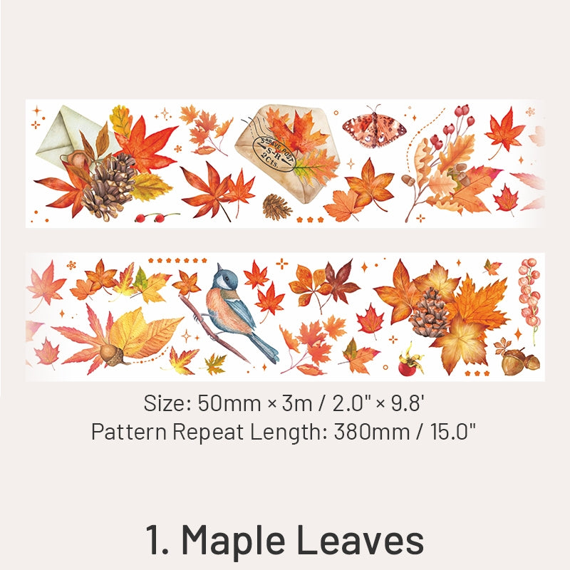 Leaf Collection Series Plant Washi Tape sku-1