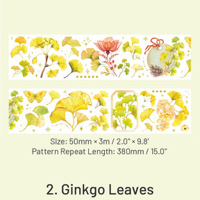 Leaf Collection Series Plant Washi Tape sku-2