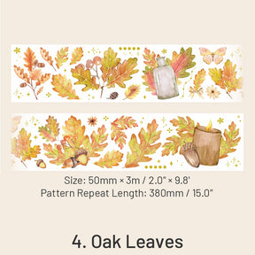 Leaf Collection Series Plant Washi Tape sku-4
