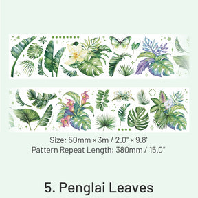 Leaf Collection Series Plant Washi Tape sku-5
