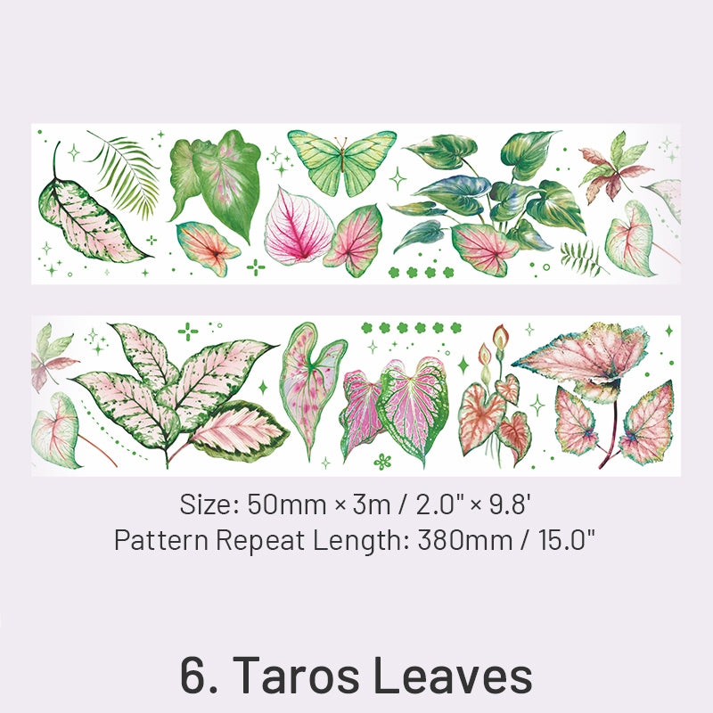 Leaf Collection Series Plant Washi Tape sku-6