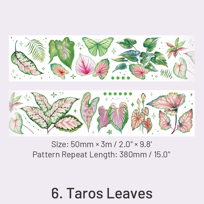 Leaf Collection Series Plant Washi Tape sku-6