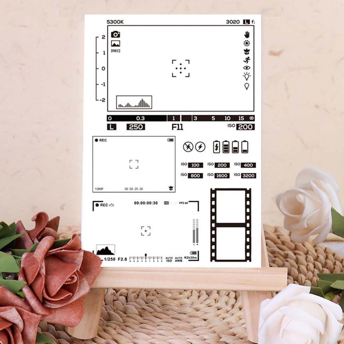 Lens Transparent Silicone Stamps