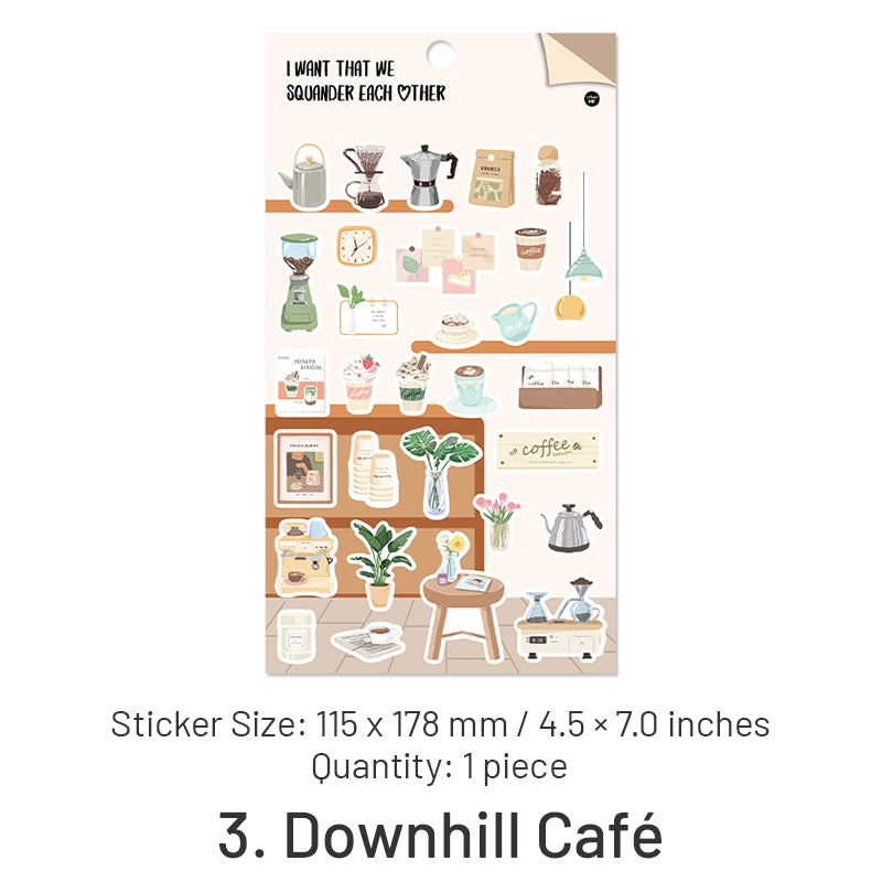 Life Love Poems Series Life Small Items Self-Adhesive Stickers sku-3