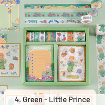 Little Prince and Girl Cartoon Scrapbook Kit sku-4