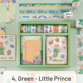 Little Prince and Girl Cartoon Scrapbook Kit sku-4