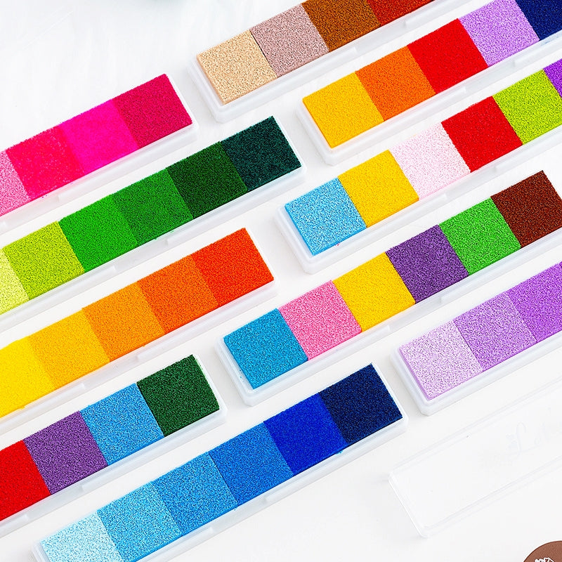 Long Gradient Candy Color Ink Pad Set a