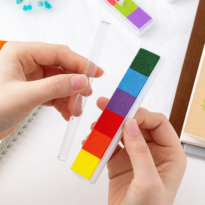 Long Gradient Candy Color Ink Pad Set c