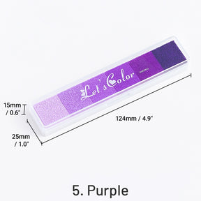 Long Gradient Candy Color Ink Pad Set sku-5