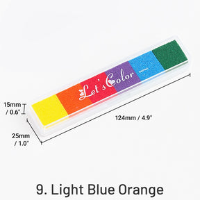 Long Gradient Candy Color Ink Pad Set sku-9