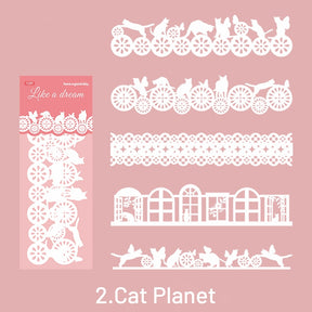 Long Strip Lace Cutout Decorative Paper sku-2