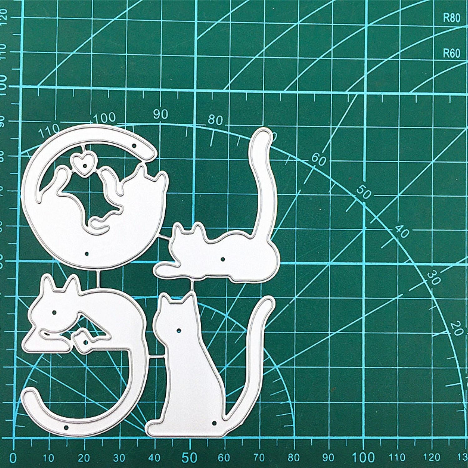 Love Cats Steel Crafting Dies Scrapbooking Die-Cuts4