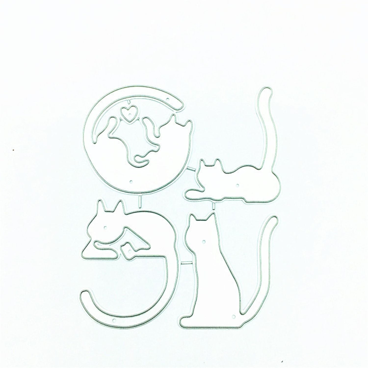 Love Cats Steel Crafting Dies Scrapbooking Die-Cuts5