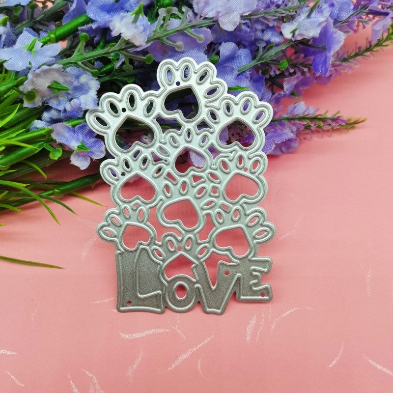 Love Theme Carbon Steel Crafting Dies 主图-2