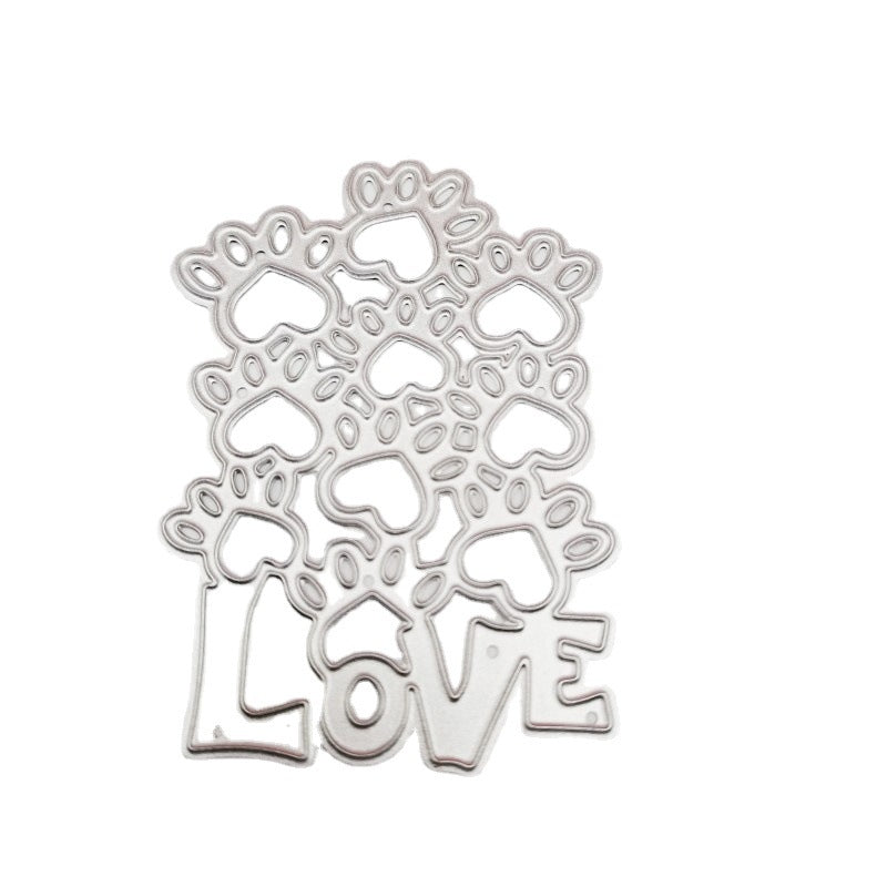 Love Theme Carbon Steel Crafting Dies 主图-5