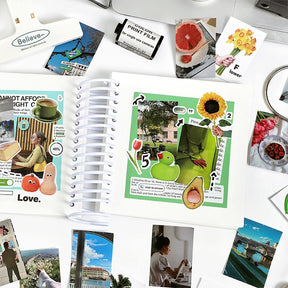 Love Your Life Journal Decorative Sticker Book-Food, Flowers, Fine Views b