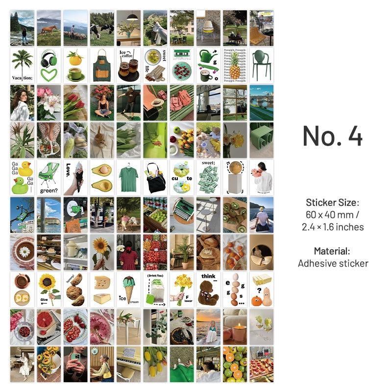 Love Your Life Journal Decorative Sticker Book-Food, Flowers, Fine Views sku-4