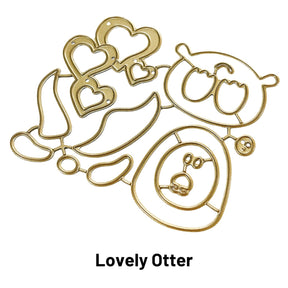 Lovely Otter Carbon Steel Crafting Dies Scrapbooking Die-Cuts1