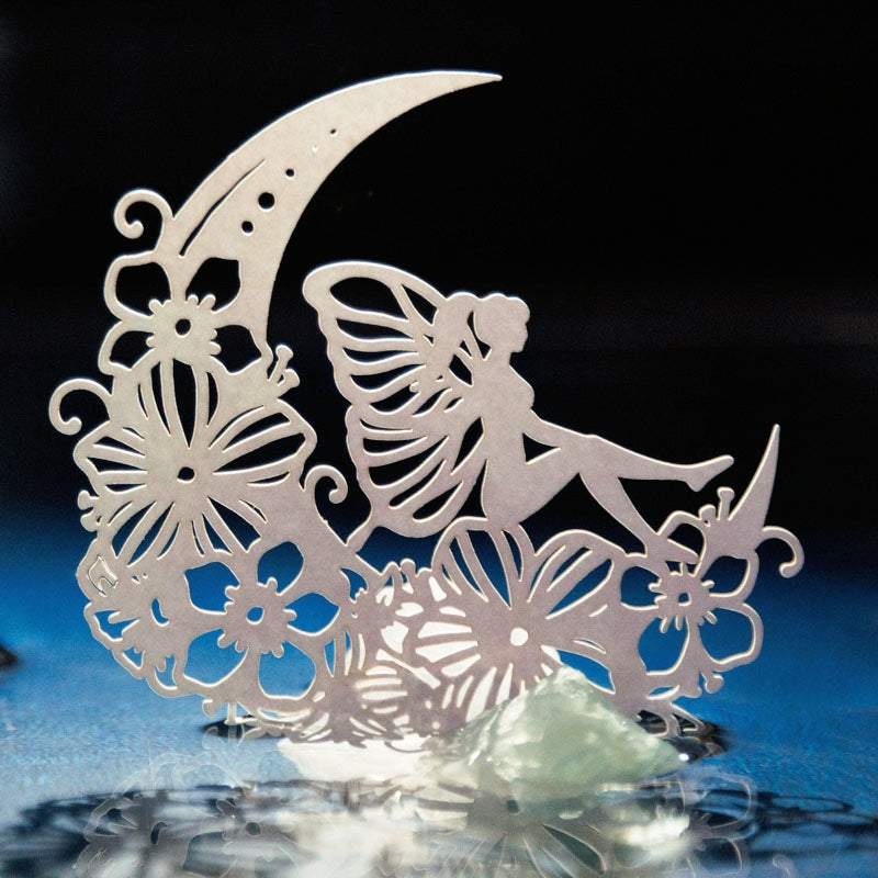 Lunar Phase-themed Exquisite Cutout Decorative Paper c2