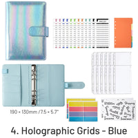 4. Holographic Grids - Blue