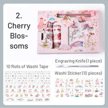 Magical Girl Cherry Blossom Celestial Cartoon Scrapbook Kit sku-2