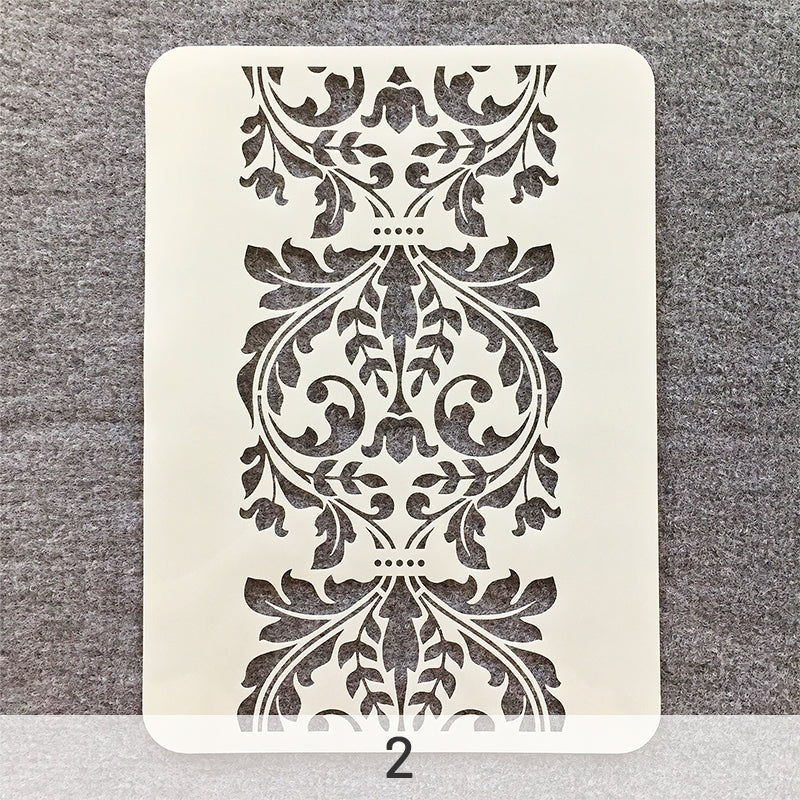 Mandala Hollow Drawing Template Craft Tool sku-2