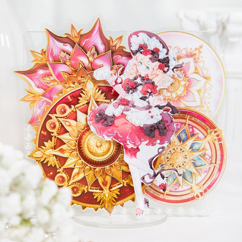 Mandala Hot Stamping Gold PET Stickers b3