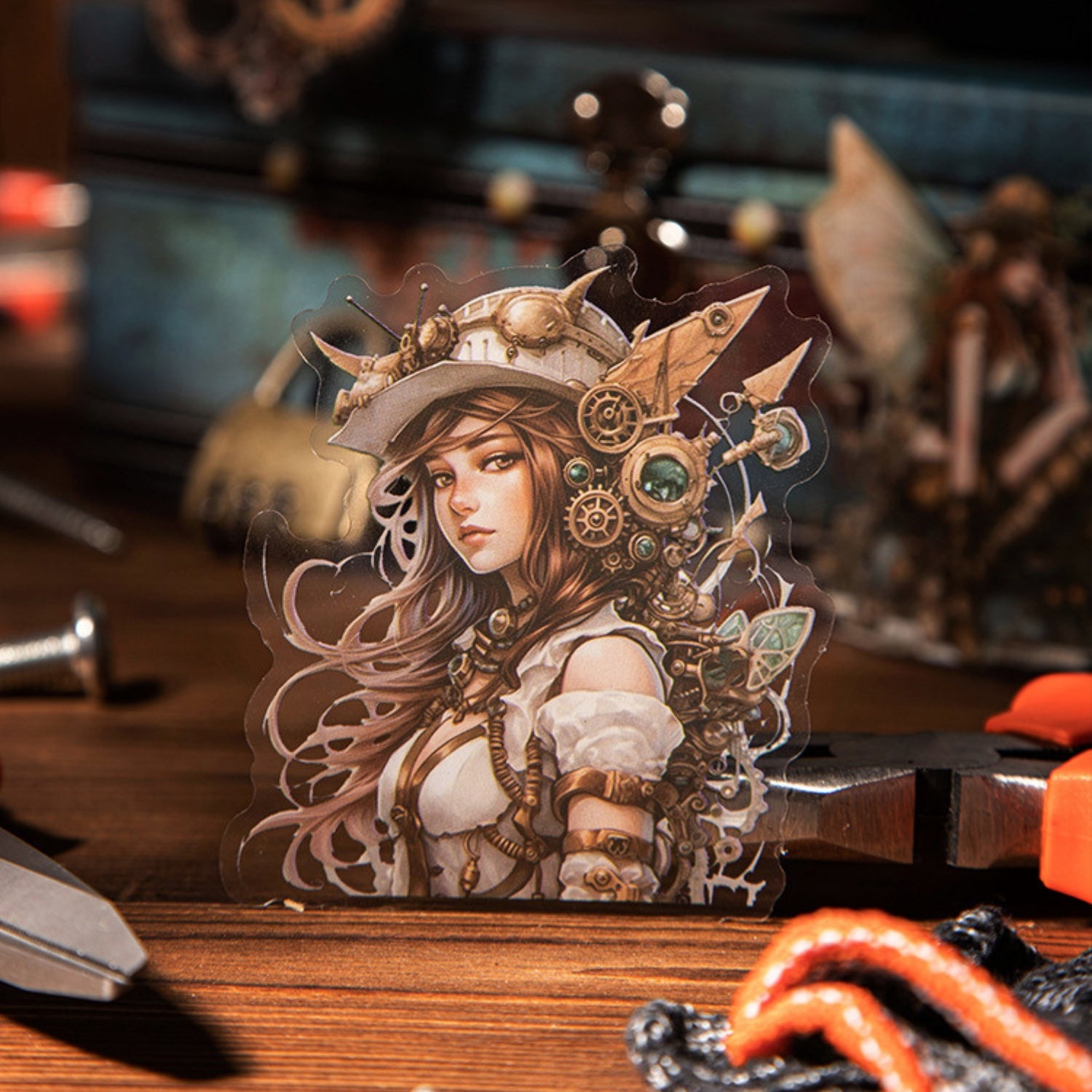 Mechanical Elf Series Fantasy Border Decoration Landscape Sticker 21